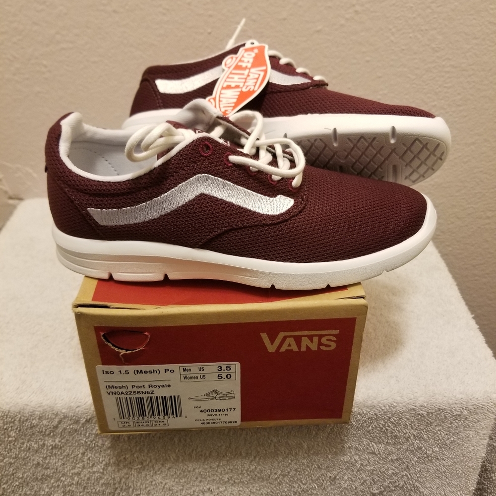 Vans Iso 1.5 Kids Youth 3.5 Mesh Port Royale Lightweight 0926